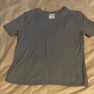 PINK Victoria's Secret Gray Short Sleeve Tee